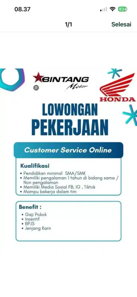 Info Lowongan Kerja