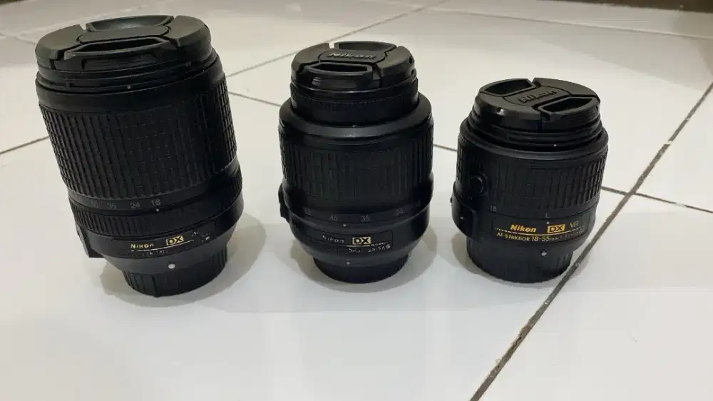 Lensa kit dan sapujagad nikon