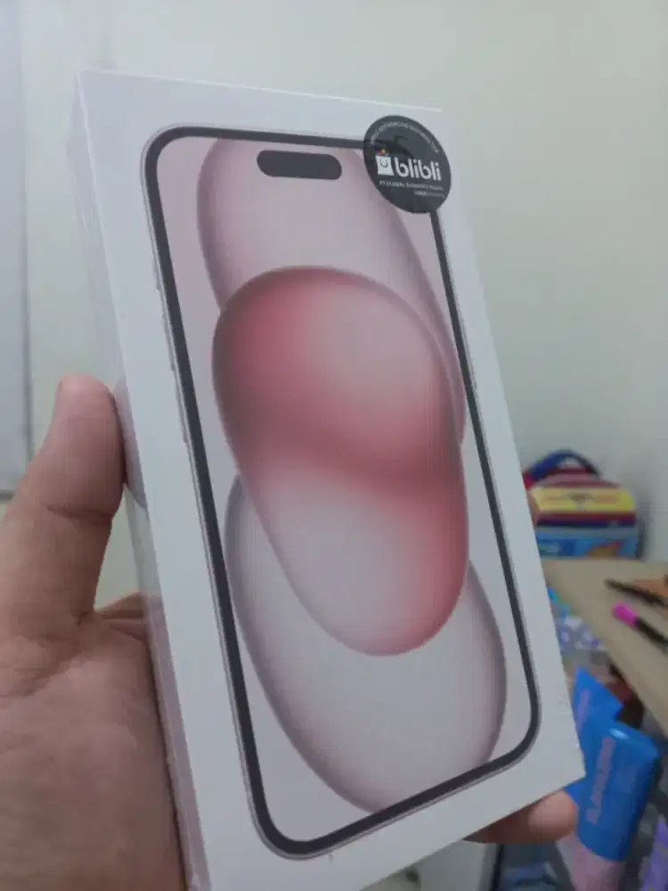 NETT - Segel Resmi Iphone 15 128gb PINK