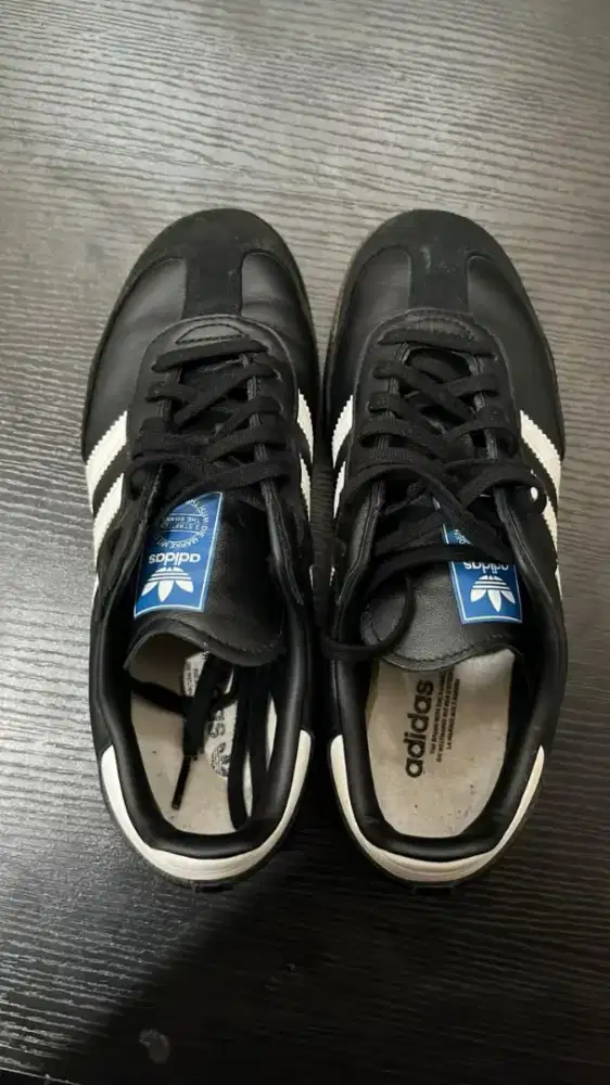 adidas samba hitam ori size 38,5