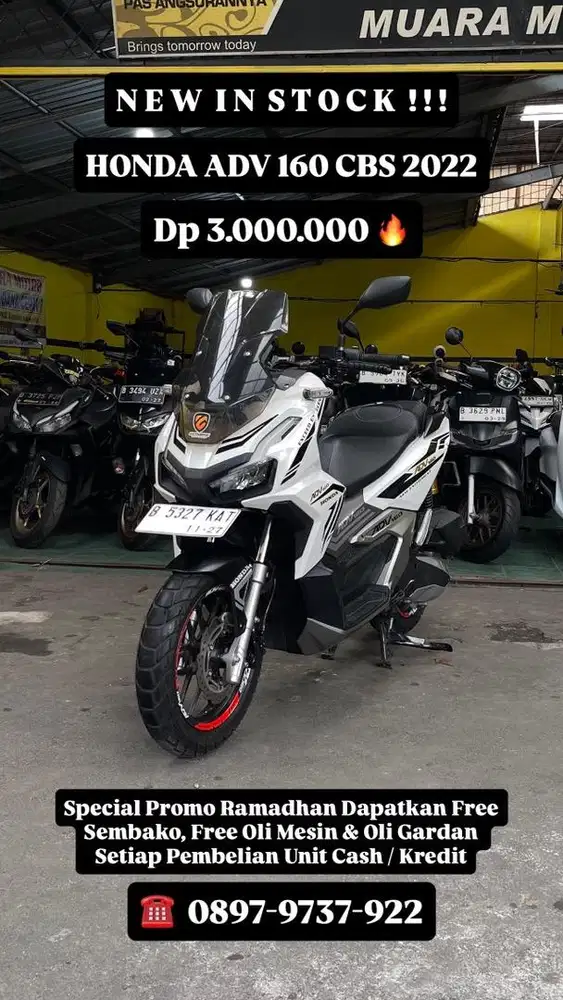 HONDA ADV 160 CBS 2022 SECOND RAWATAN !!!