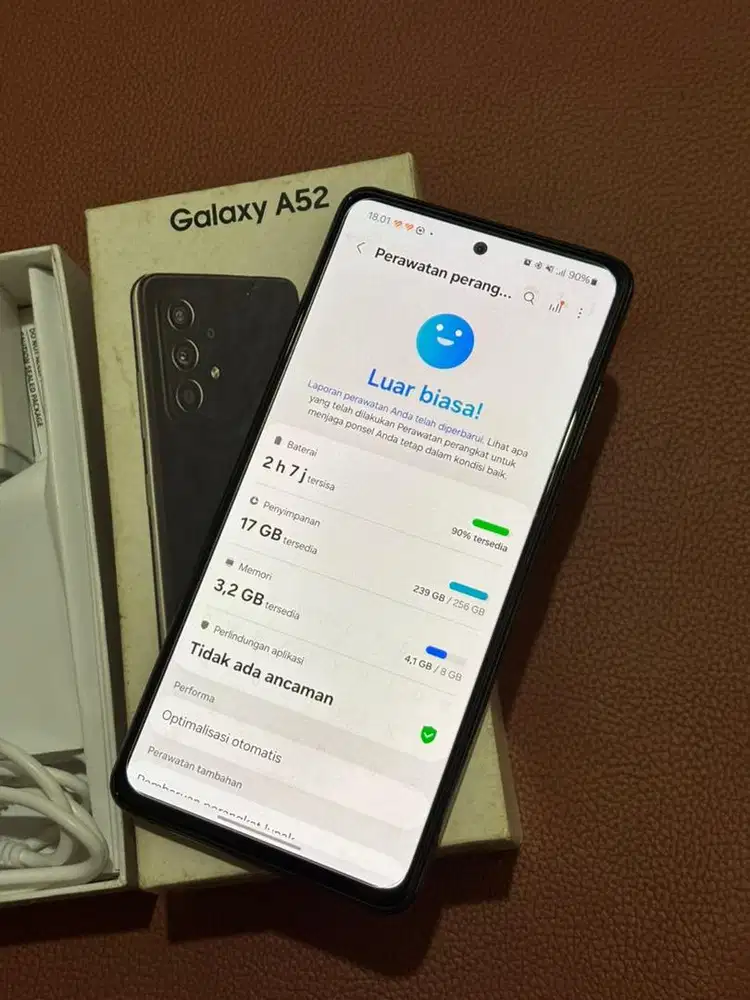 Samsung a52 256 gb in display fingerprint