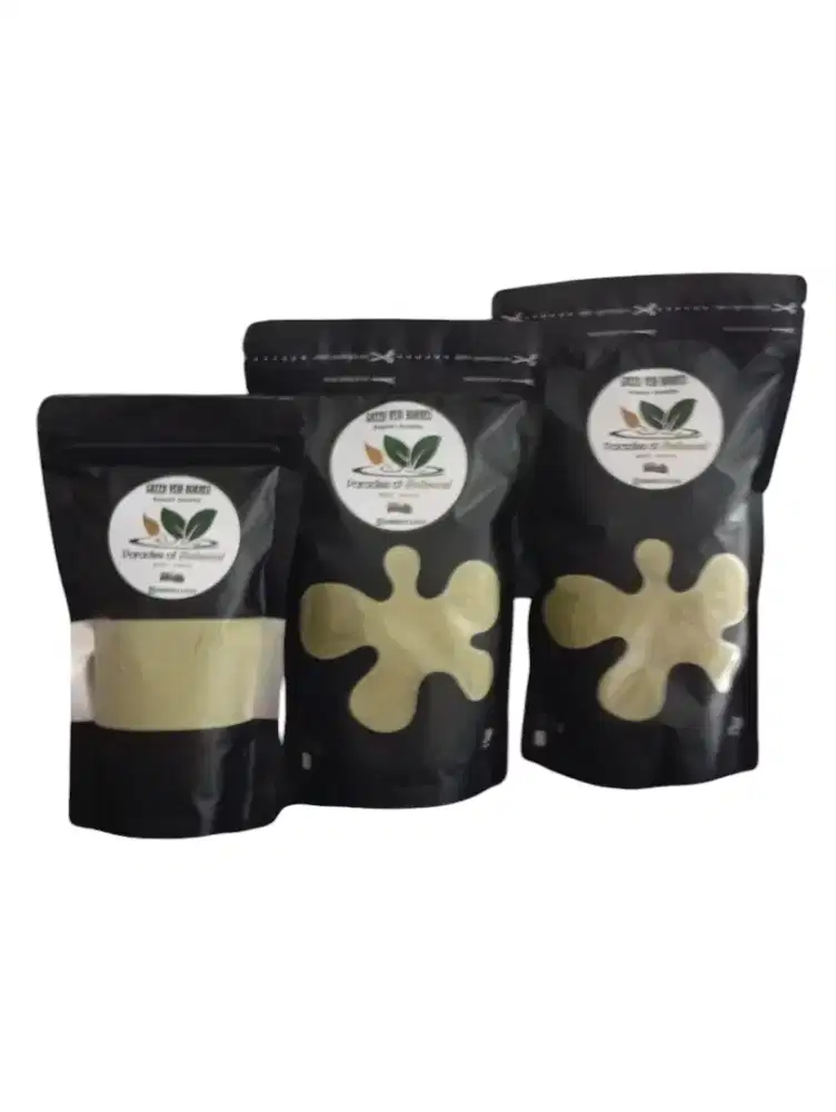 Bubuk dan remahan herbal penambah stamina asli Kalimantan