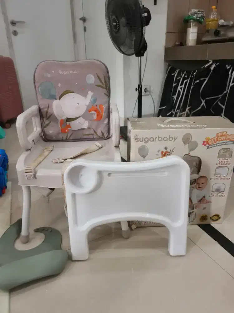 Sugarbaby 4in1 SitOnMe Folded Booster Chair Kondisi Lengkap dan Bagus