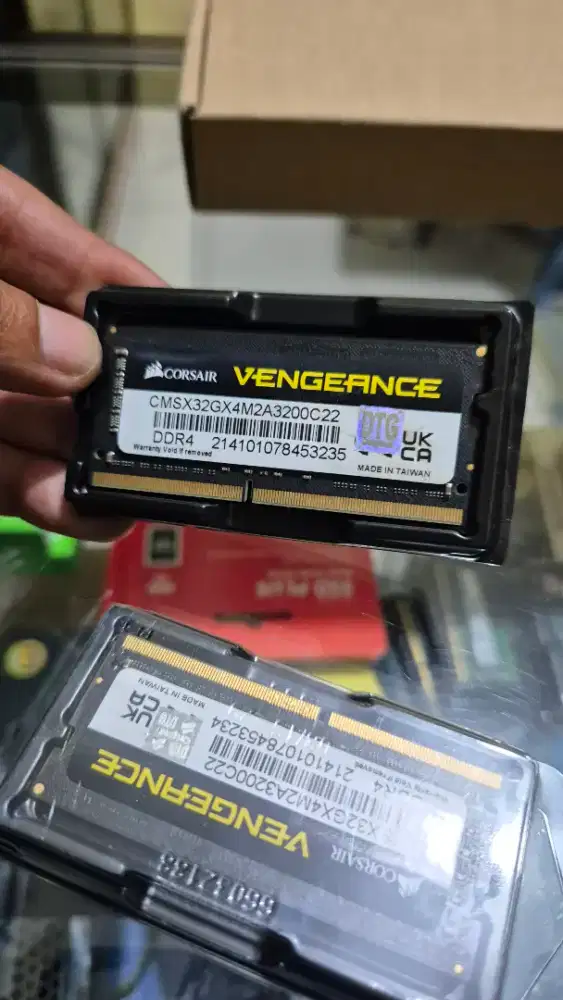 SODIM CORSAIR DDR4 32GB KIT 16X2 PC 3200 CABUTAN ORIGINAL GARANSI  DTG