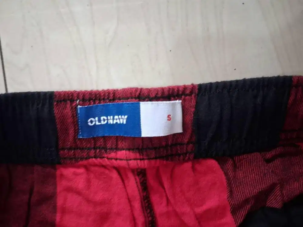 celana Flanel pria merk Old Navy