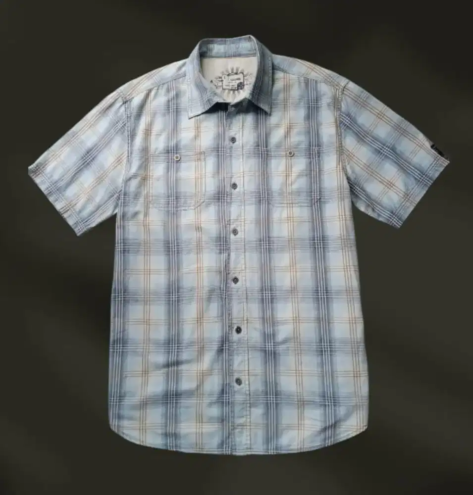 KEMEJA PENDEK COLORADO, SIZE : XL (LD118-120, P79)