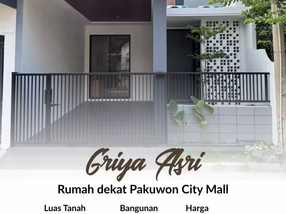 Rumah Griya Asri Furnish