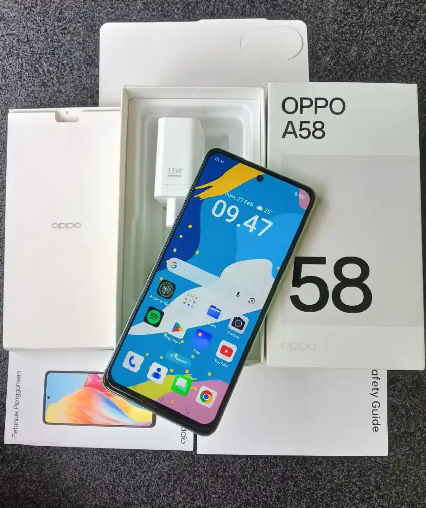 Oppo A58 NFC (8+4/128) ORI Resmi