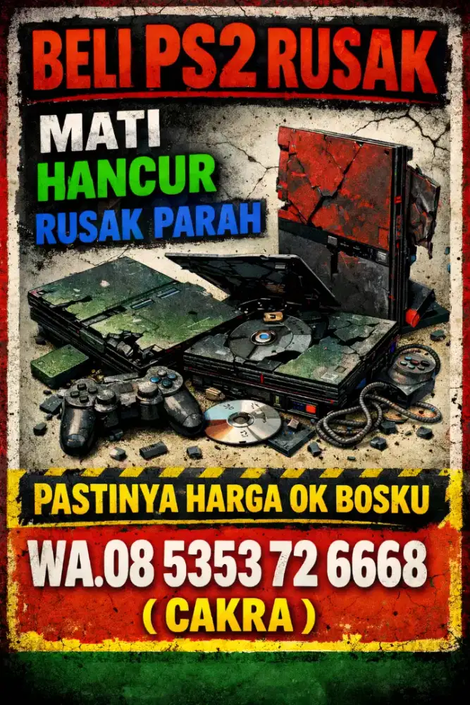 PS2 rusak kami beliin