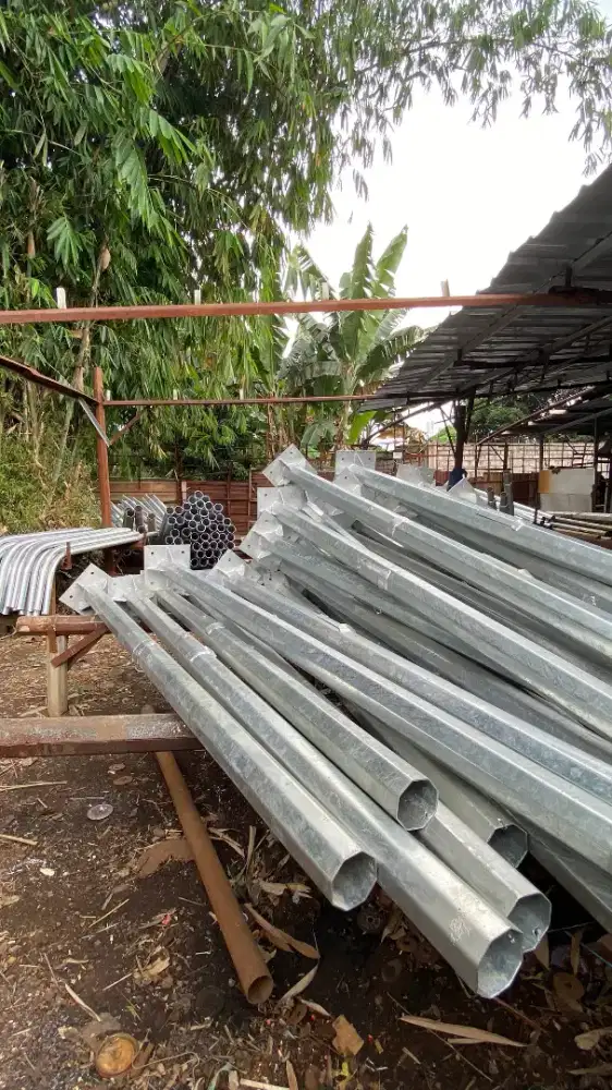 Tiang PJU Bulat 8 Meter