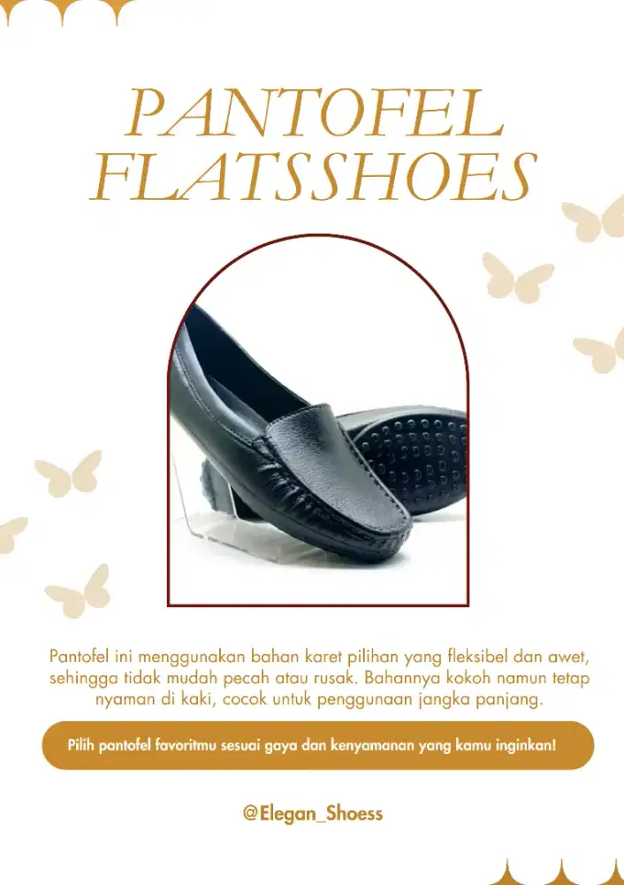 Pantofel Flat Elegan