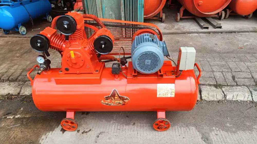 kompresor fs fusheng 5 HP elektrik kompressor udara air compressor