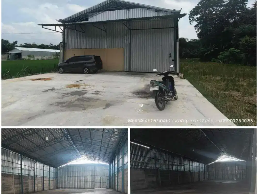 Disewakan gudang strategis dekat kota jogja