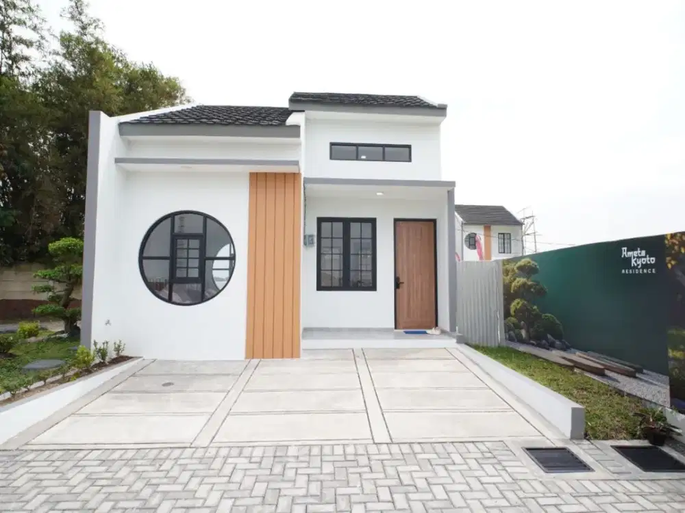 Rumah Baru Modern Minimalis Ameta Kyoto Reasidence dengan Gaya Arsitektur Rumah Jepang di Kopo Katapang Soreang