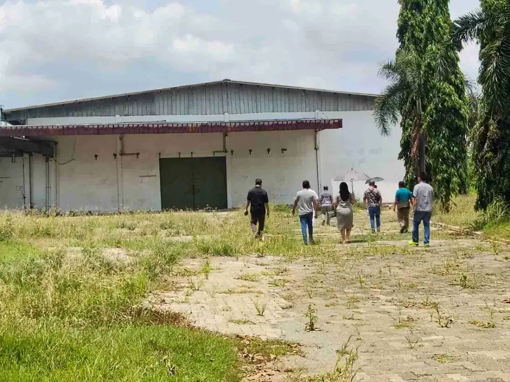 Dijual tanah dan bangunan eks pabrik pasar Kemis Tangerang benten