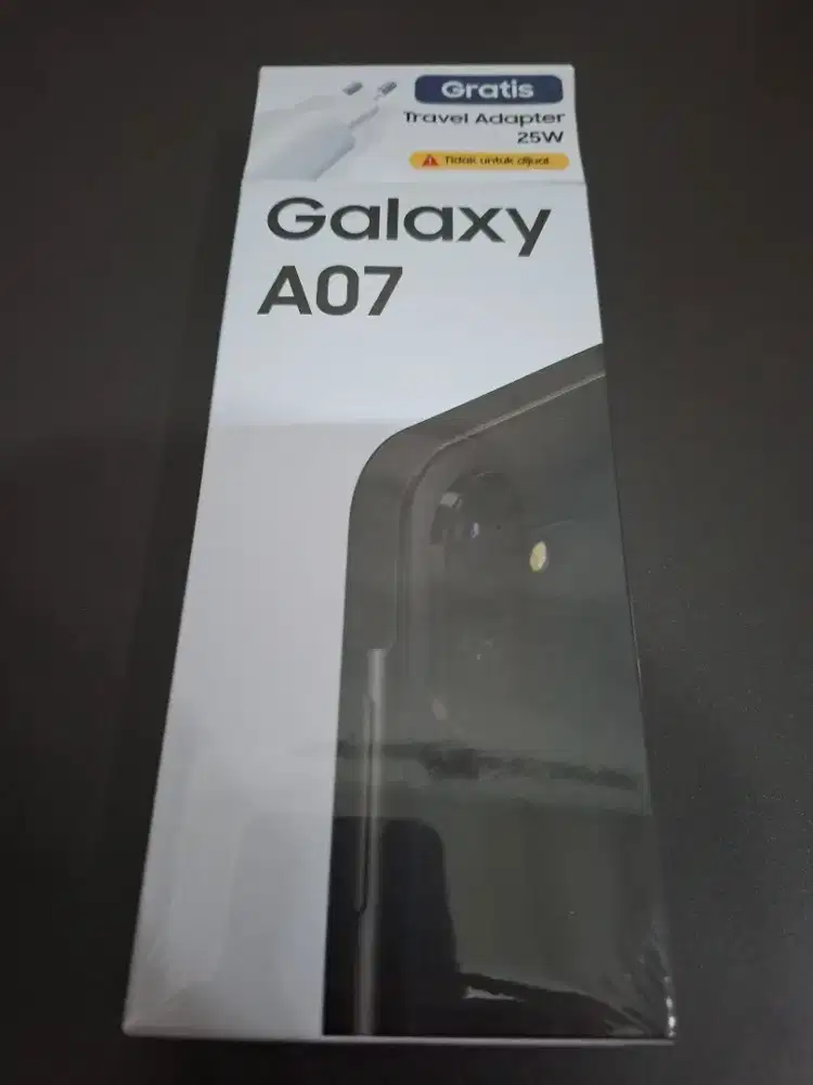 Samsung A07 Black 4/64gb + Free Adapter 25 watt