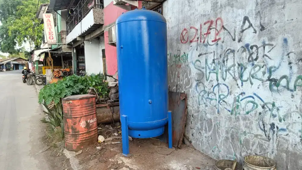 tabung high pressure 40 bar kompresor screw piston tangki udara tank