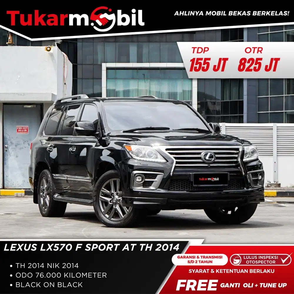 LOW KM RECOD Lexus LX570 F Sport AT 2014