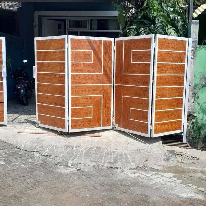 pagar rumah serat kayu grc
