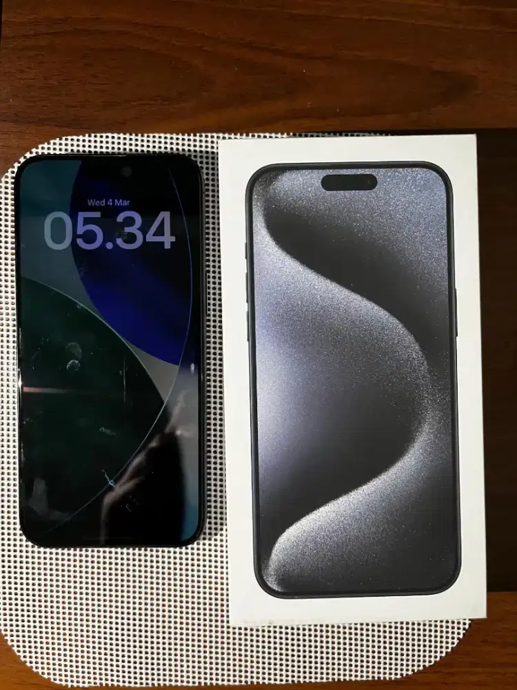 Iphone 15 Promax 256 GB Titanium Blue PA/A IBOX