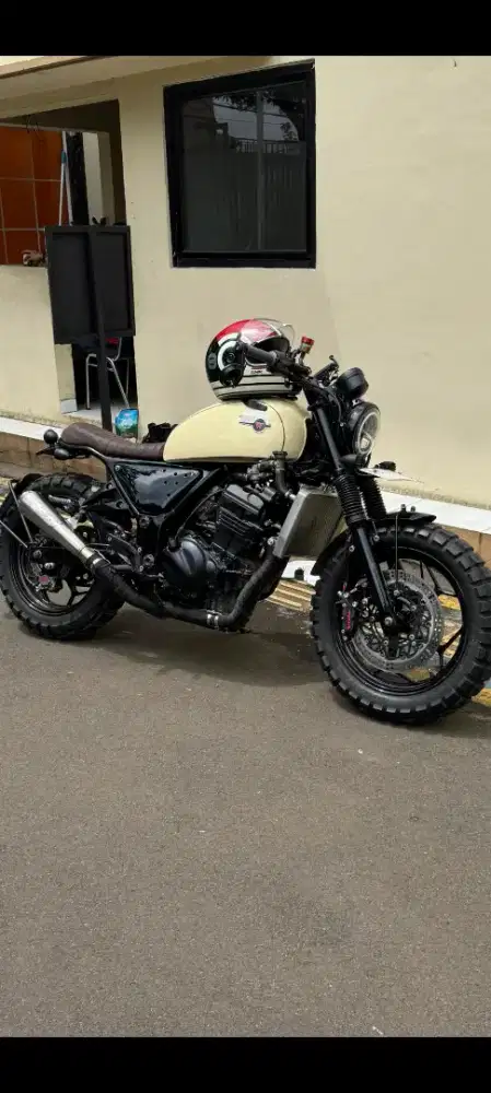 Kawasaki ninja 250 2010 custom scrambler