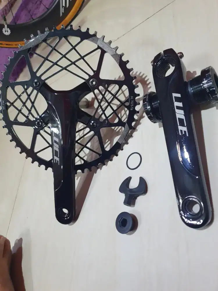 Crankset LUCE HT2  not litepro shimano sepeda lipat