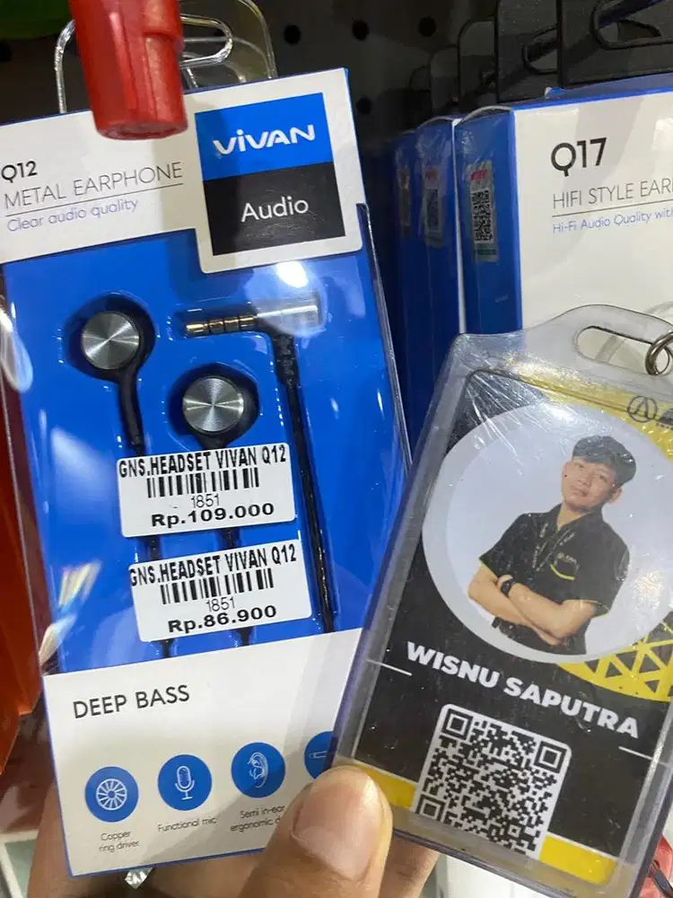 HEADSET VIVAN Q12|ATLANTIS DAHSYAT