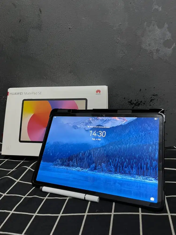 Huawei matepad 11se 6/128gb fullset, garansi aktif, free pensil