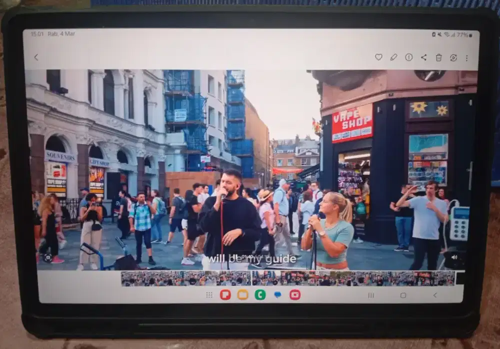 Jual Samsung Tab S7 Fe 5G - Ram 6GB/ 128 GB + Keyboard dan kotak ok