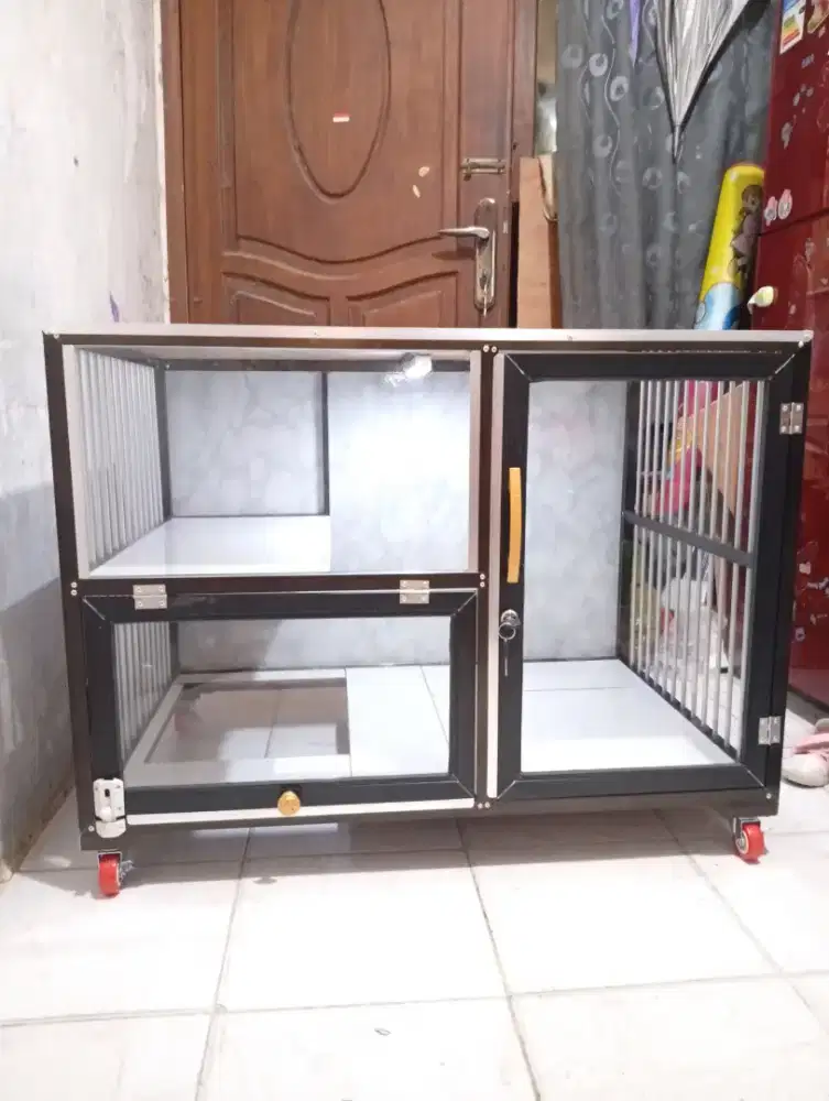 Kandang kucing alumunium