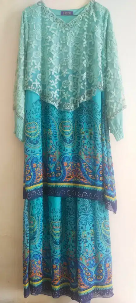 Gamis Dewasa Hijau Tosca
