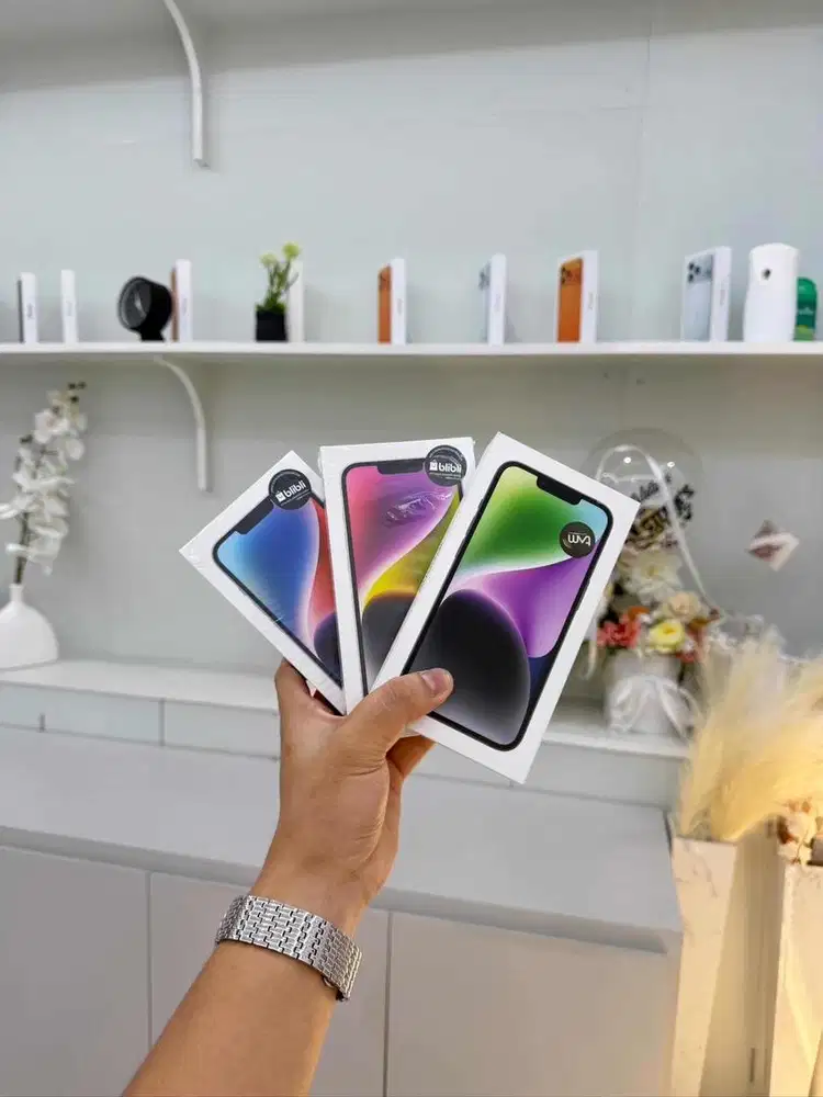 iphone 14 128gb segel ibox garansi 1tahun