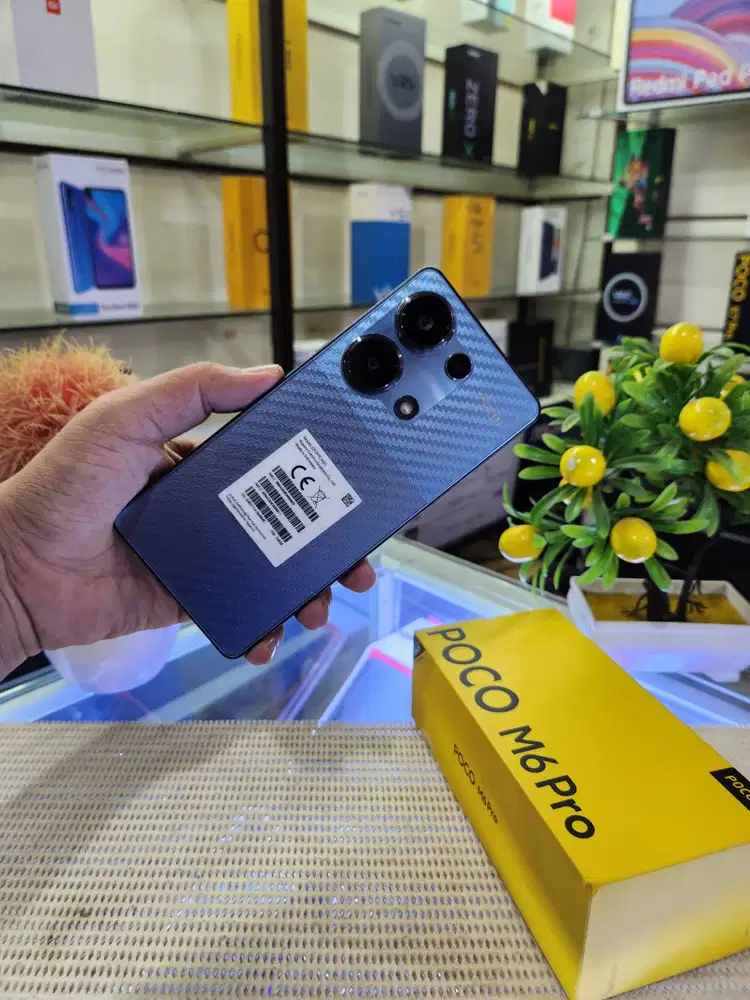 Poco M6 Pro Ram (8+8) 16Gb/256Gb Fullset Mulus Original 100% Bergarans