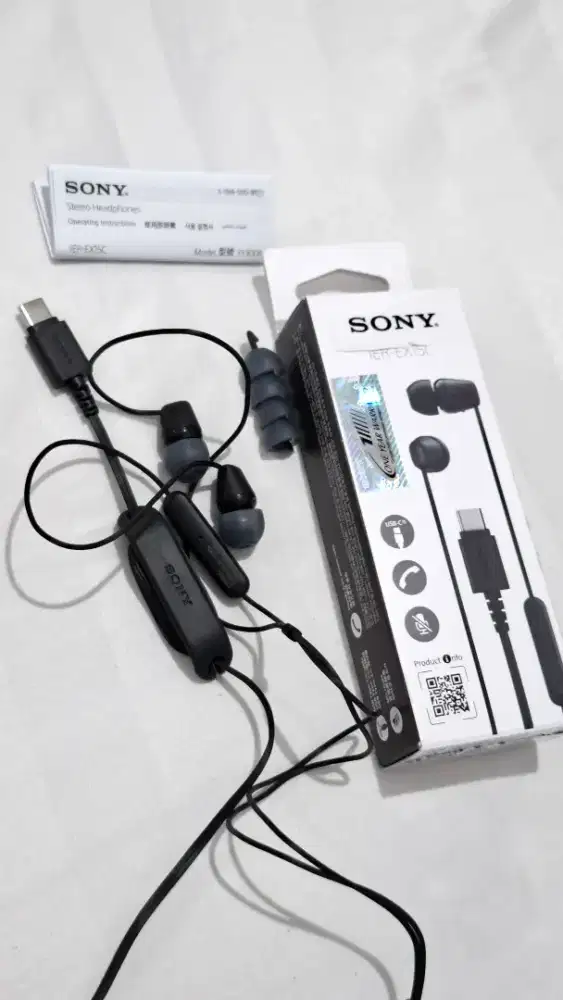 Headset Sony Type C IER-EX15C Brand New Open Box Original 100%