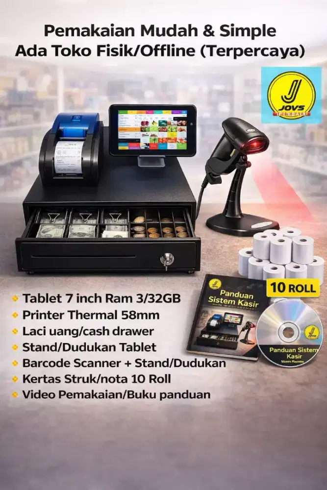 Mesin kasir Android Untuk Semua Usaha