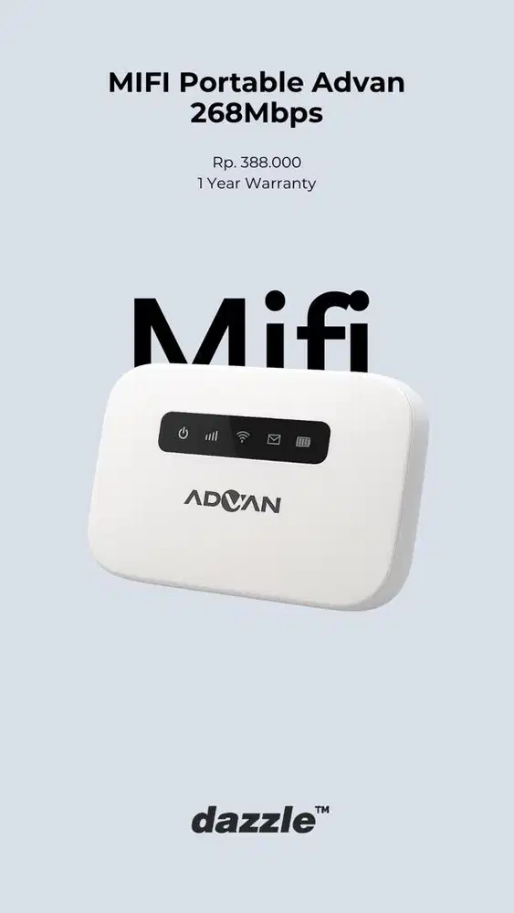 MODEM ADVAN MF01 + INDOSAT GARANSI 1 TAHUN