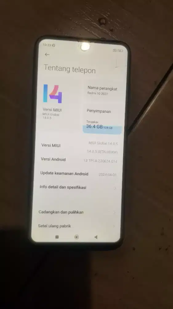 Xiaomi redmi 10 2022 6gb+5gb/128gb