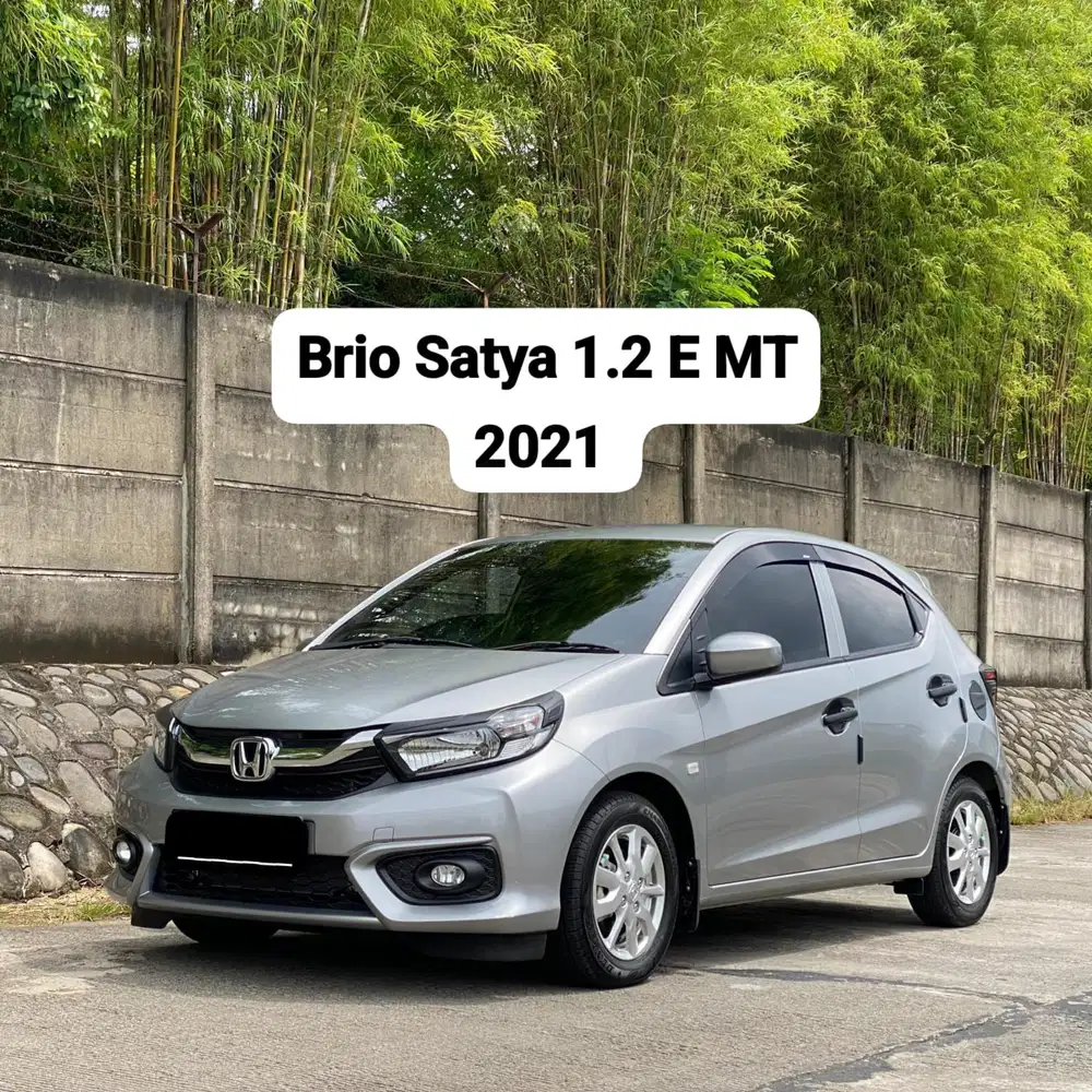 Honda Brio Satya 1.2 E Bensin MT 2021 [Km 3 Ribu]