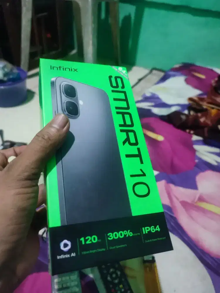 Infinik smart 10 ram 3+3/64 fullset mulus