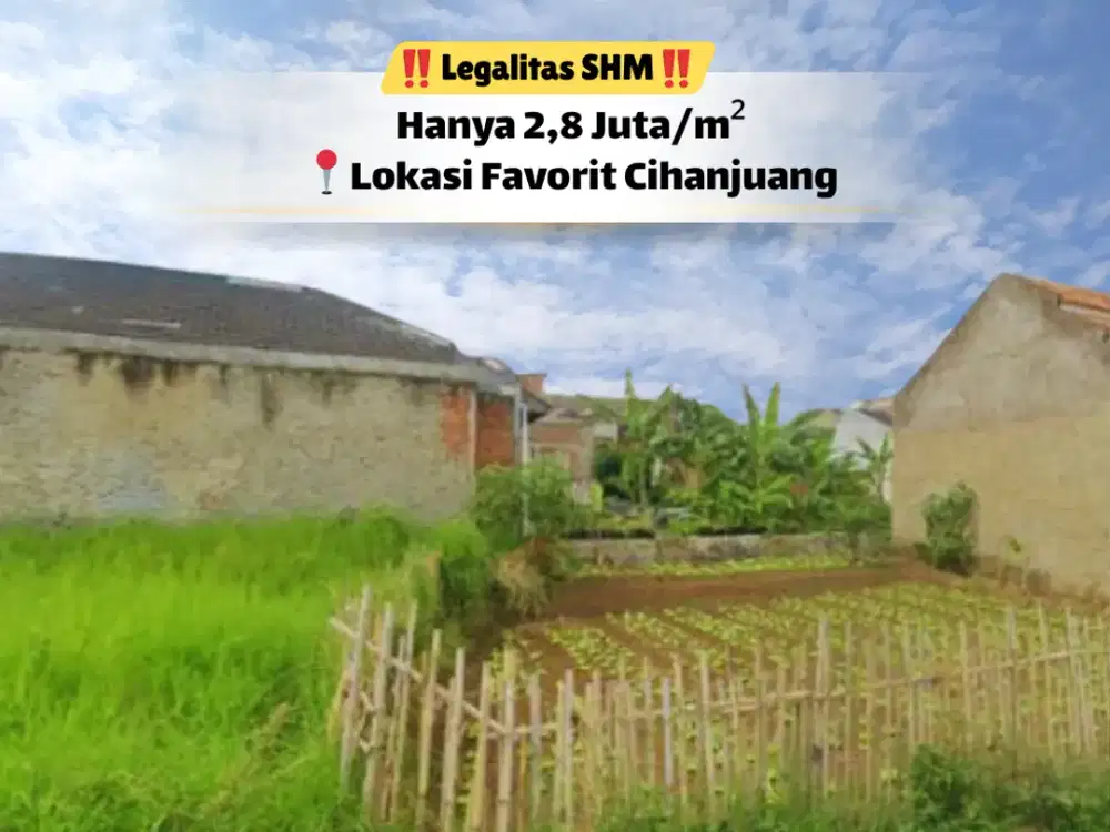 153 m² SHM – Siap Bangun & Siap Untung!