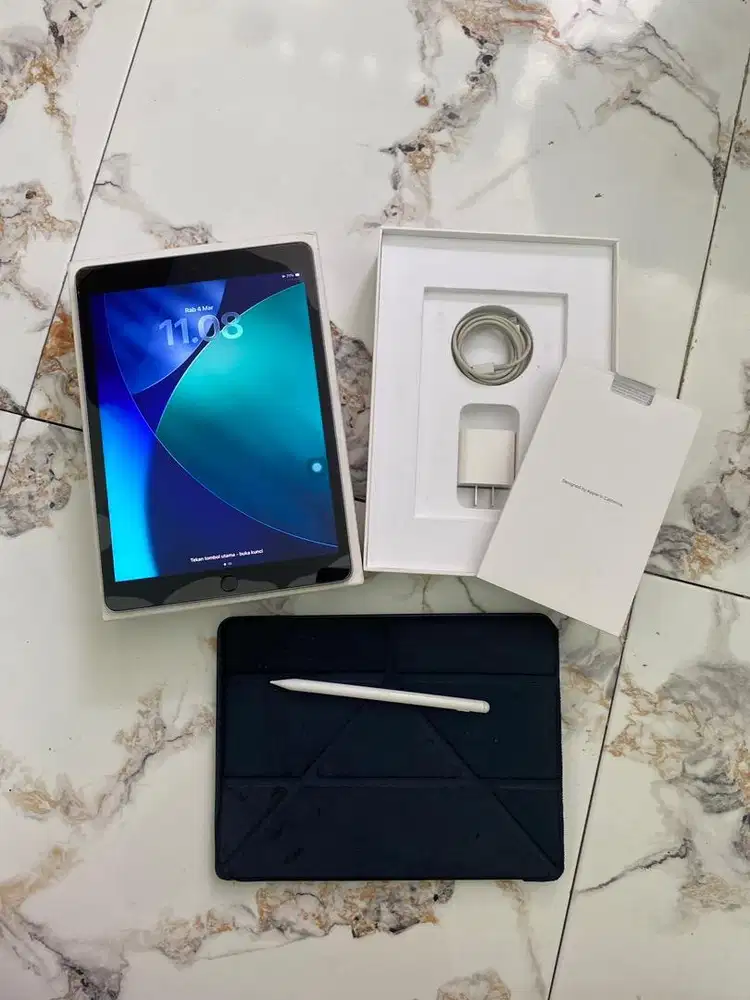 JUAL Ipad Gen 9th 64gb WiFi Only Silver