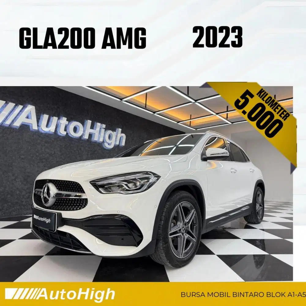 DP10% [Km5.000] GLA200 AMG 2023 White / GLA 200 Reg 2022 #AUTOHIGH