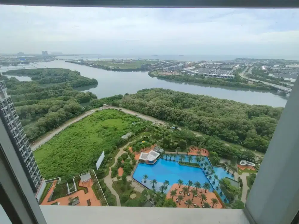 Disewakan Apartemen Gold Coast Studio View Pool Jakarta Utara