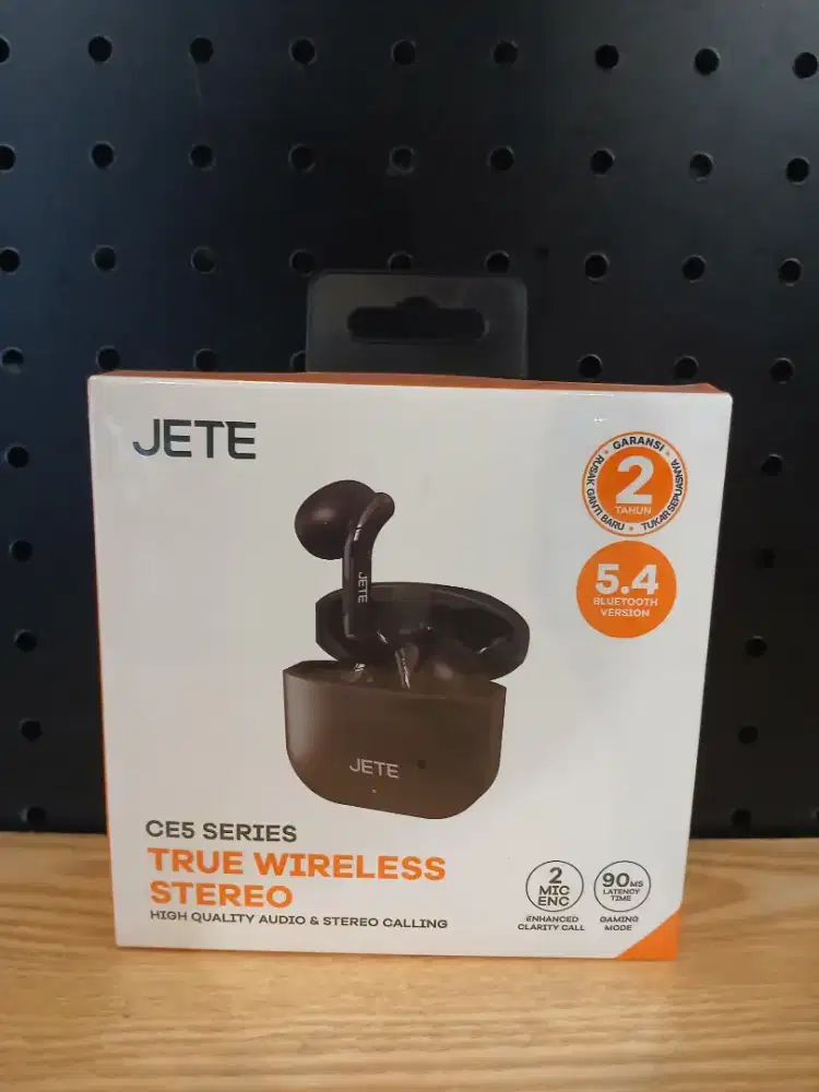 JETE CE5 TWS Original – Suara Jernih, Desain Stylish –