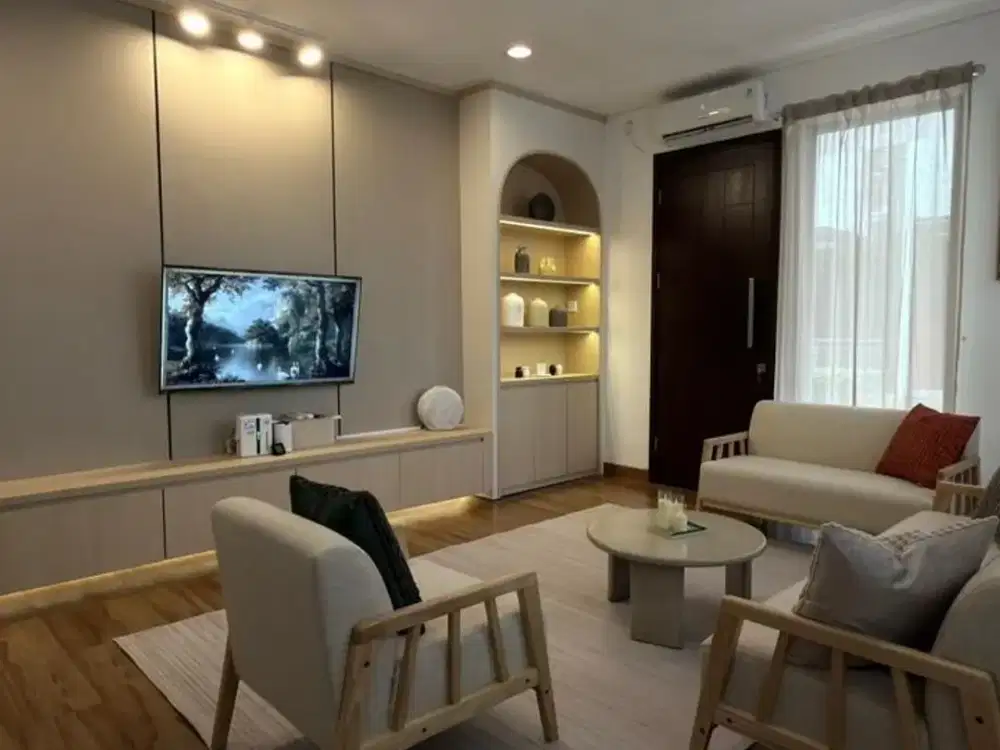 Jual Rumah Cantik 3 Lantai furnish Japandi Whelford Greenwich BSD Tangerang