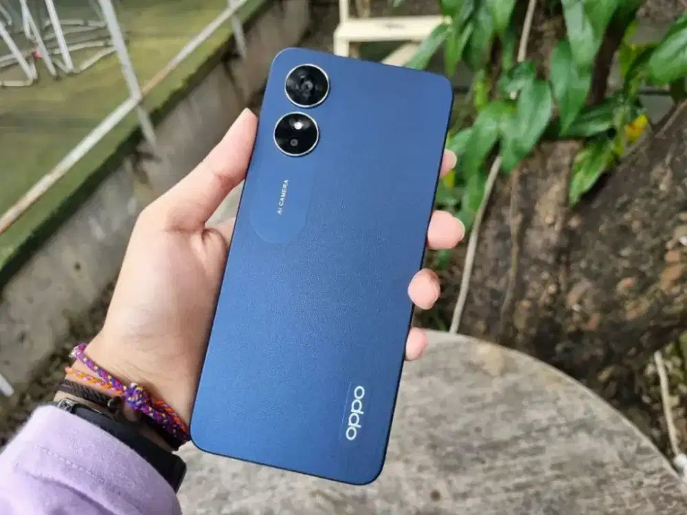 Hape oppo A17 second kondisi no minus