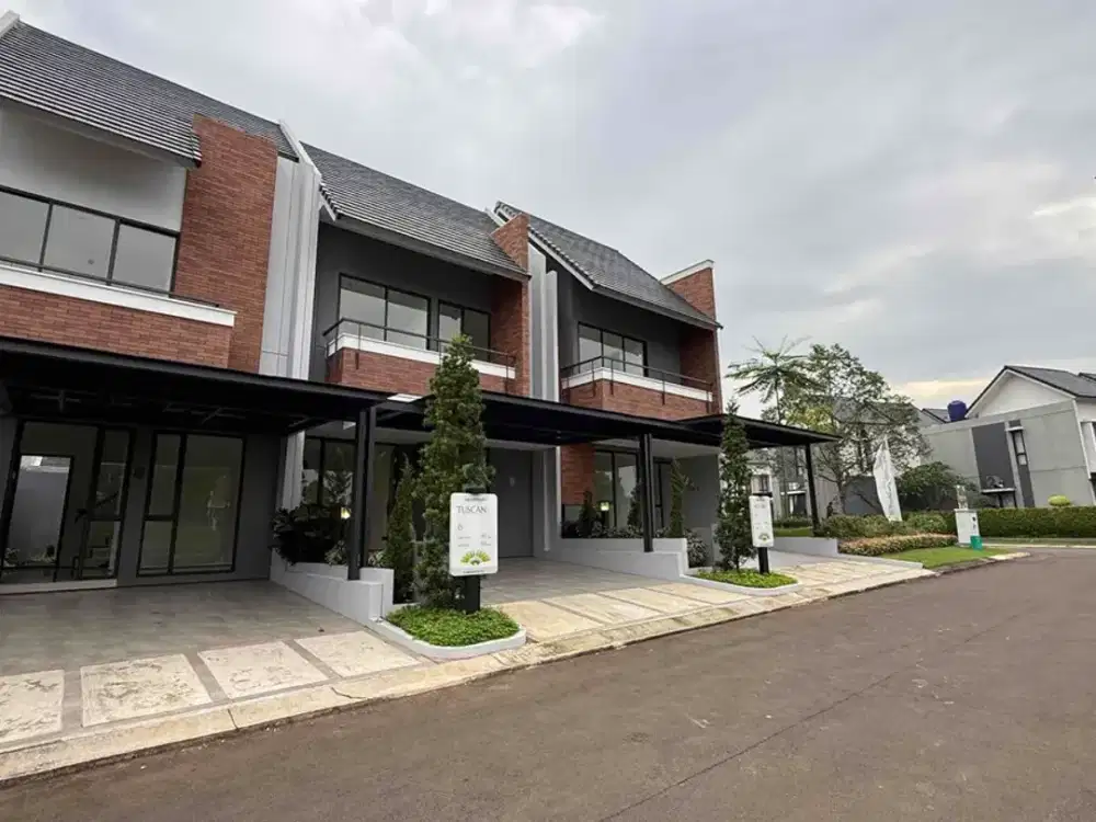 Dijual Kawasan Riverside Rumah Brand New Mewah 2 Lantai Konsep Modern Classic