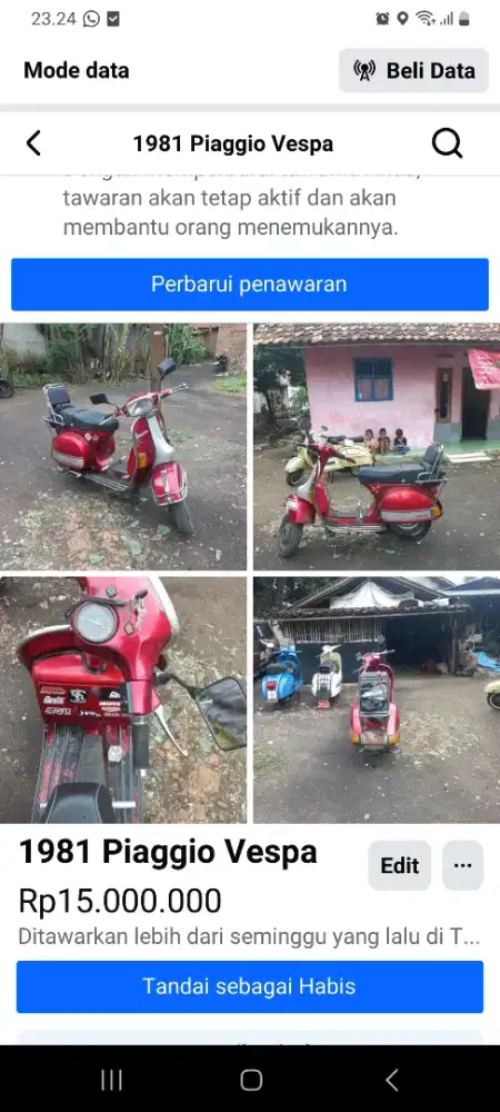 For sale Vespa PX 1981