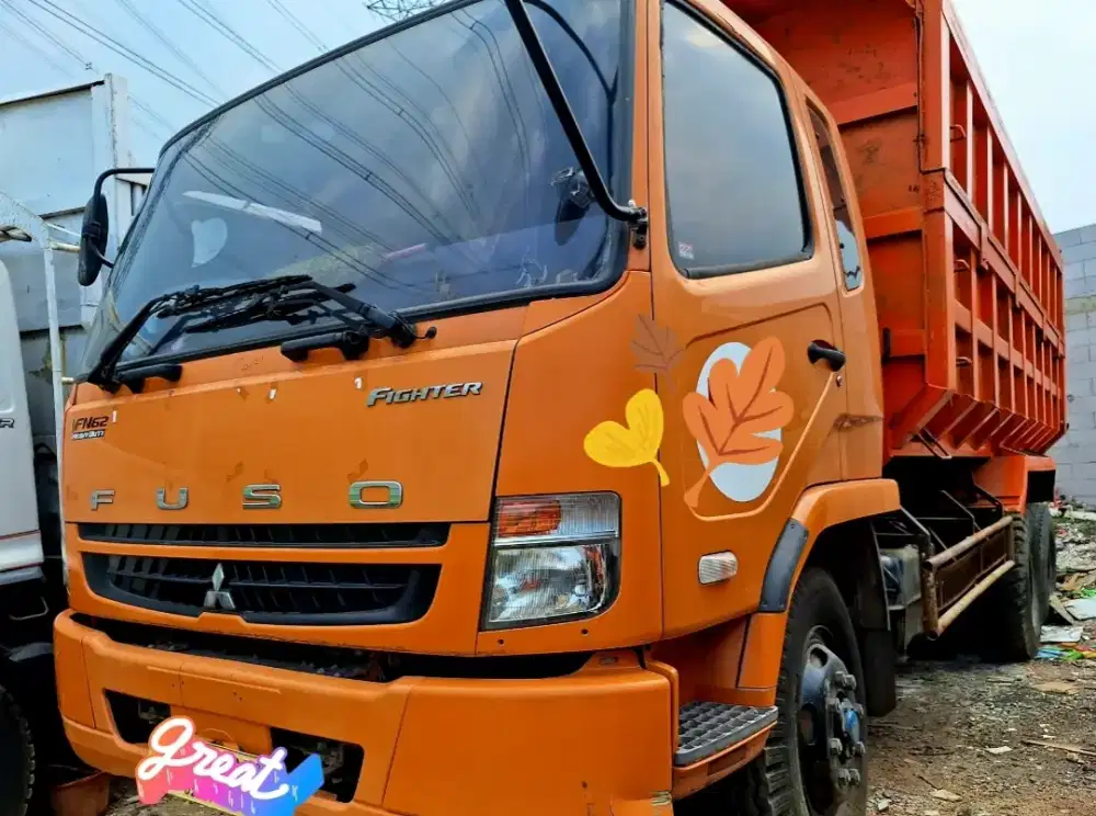 Mitsubishi Fuso FN62HD Tronton 270PS6×4HD DumbtrukBio Solar/Lohan